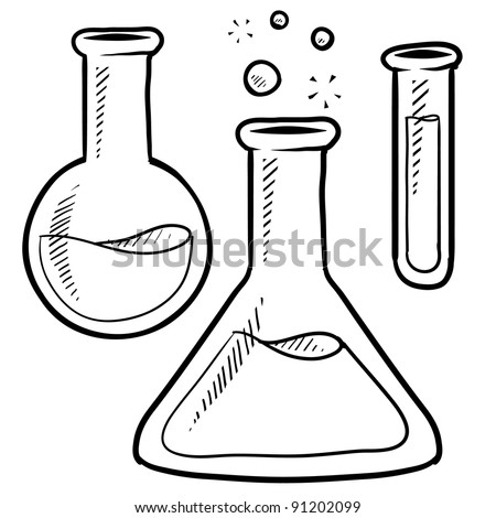 beaker scientific drawing