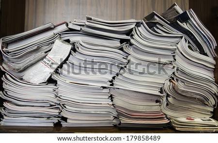 Archive documents and magazines