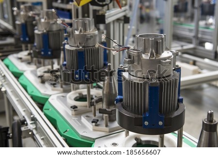 Plant for the production of electric motors.