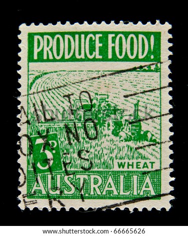 AUSTRALIA - CIRCA 1950: A stamp printed in Australia dedicated program \