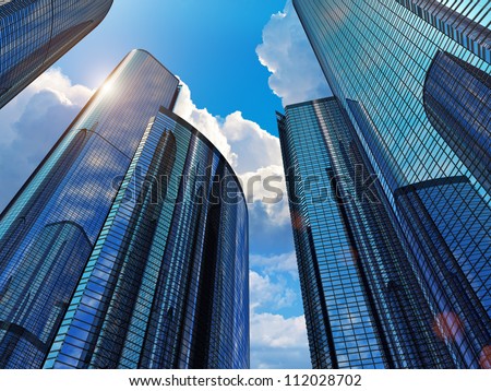 Business Architecture on Stock Photo Downtown Corporate Business District Architecture Glass