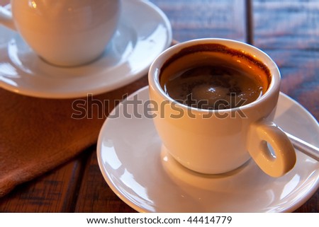 Coffee and milk (shallow DOF)