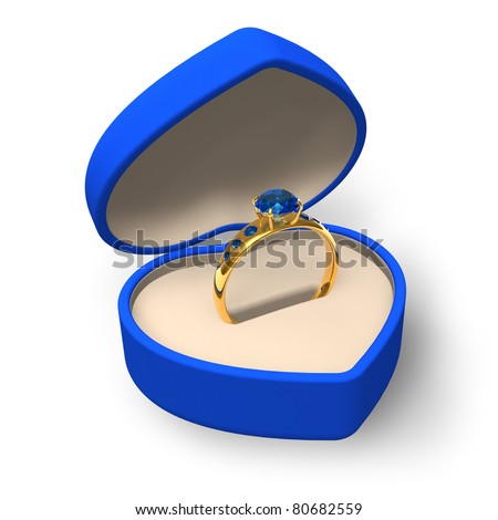 blue heart wedding clipart