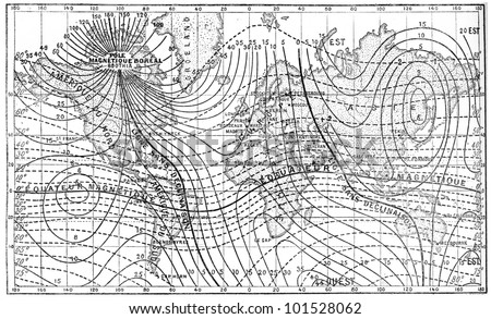 Magnetic Pole Map