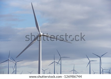 windmills for renewable electric energy production
