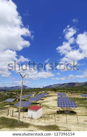 Solar panels for renewable electric energy production