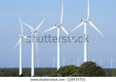 windmills group for renewable electric energy production