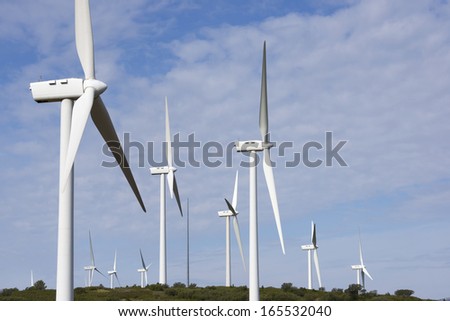 windmills for renewable electric energy production
