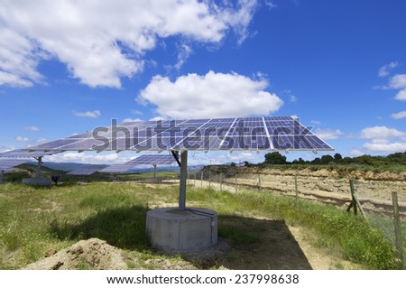 photovoltaic panel for renewable electric production energy