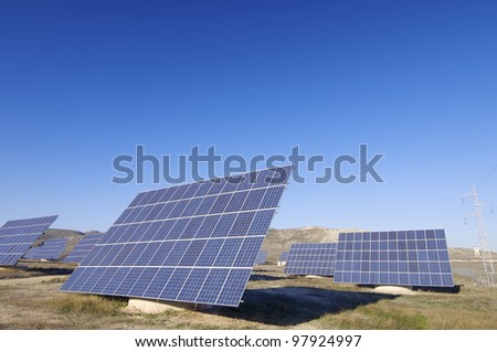 photovoltaic panels for renewable electric energy production