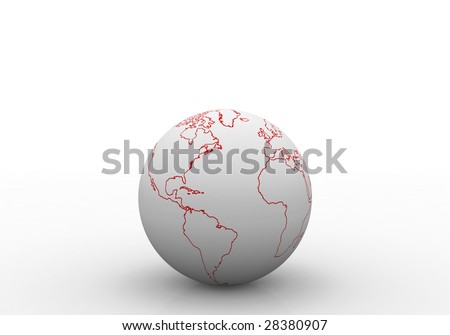 blank map of the world with continents. lank map oflabeled