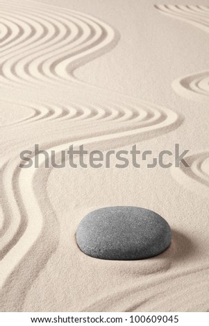 balance harmony zen meditation concept japanese garden simplicity purity and spirituality in pattern of sand and stones