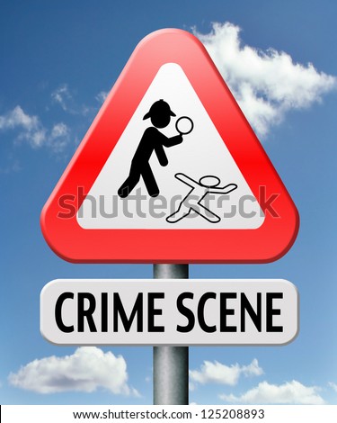 crime scene investigation murder forensic science invest criminal case and searching and collecting evidence to solve assassination