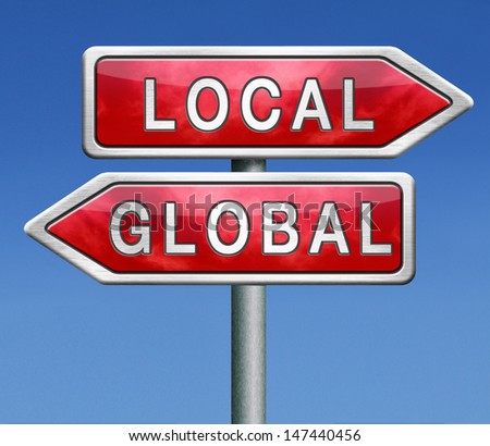 global or local national or international impact services business or world market economic globalization