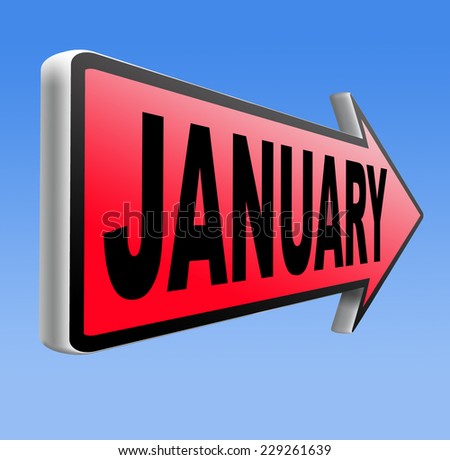January the first month of the next year in winter season