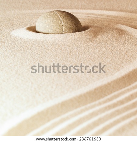 spa and zen background sand and stone with lines relaxation and meditation concept for purity spirituality serenity calmness peaceful harmony simplicity relax copyspace