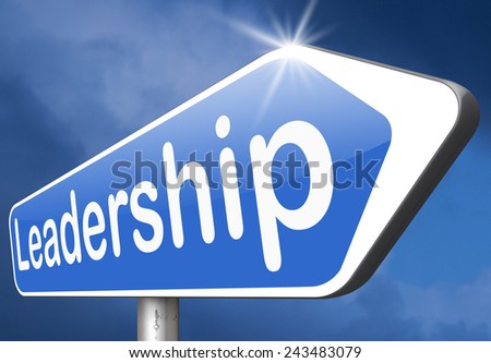 leadership follow team leader to success concept business leader or market leader business competition