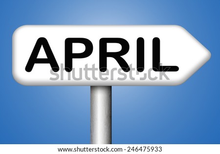 april spring month event calendar schedule