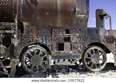 train wreck old rusty locomotive oxidated iron  wagon