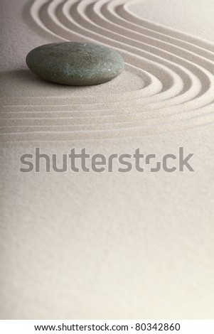 relaxation zen garden japanese garden zen stone with raked sand and round stone tranquility and balance ripples sand pattern meditation