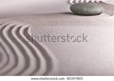meditation zen garden japanese garden zen stone with raked sand and round stone tranquility and balance ripples sand pattern