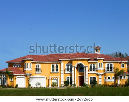 American Real Estate on American Dream Golden Mansion Real Estate With Room For Text   Stock
