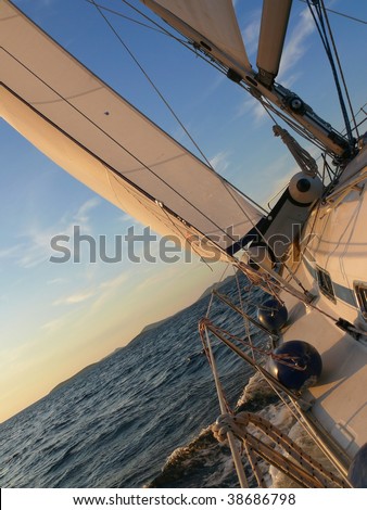 Sailing to the open ocean