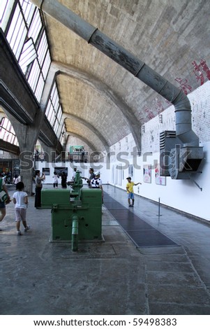 BEIJING, PEOPLE\'S REPUBLIC OF CHINA - AUGUST 22: Exhibition in 798 Arts District in on August 22, 2010 in Beijing, People\'s Republic of China.