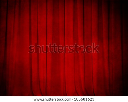 grunge theater red curtain background