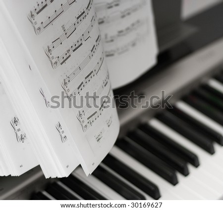 Musical notes on composer