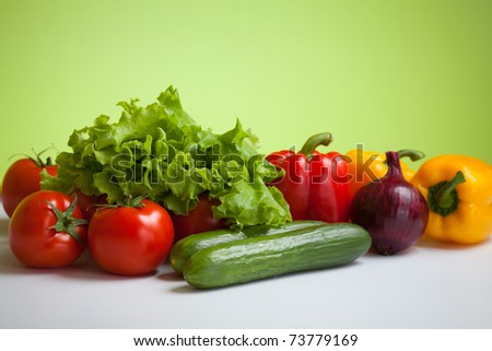 fresh vegetables still life