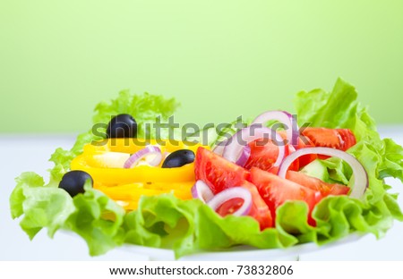 healthy food fresh vegetable salad