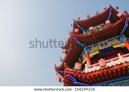 an ancient Chinese building, Jilin