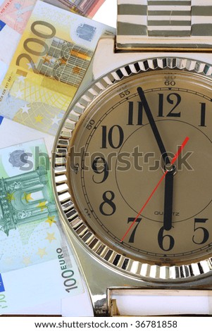 Time is money, Euro money