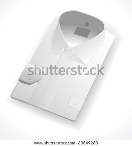 folded shirt vector