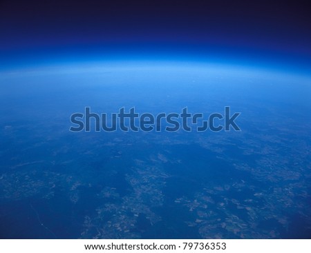 Blue planet in space. Please see some similar pictures from my portfolio.