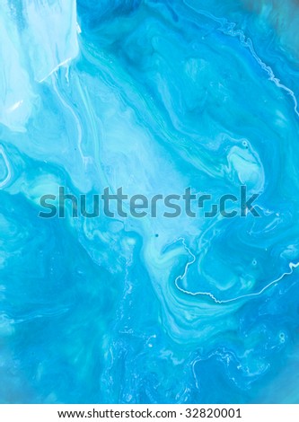 Abstract Swirl Painting