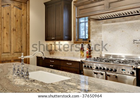 Kitchen Sink and Cooking Area Close Up