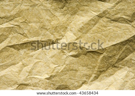Gold Tissue Paper Wrinkled