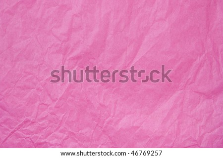 Pink Tissue Paper. Focus across entire surface