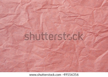 Red Tissue Paper Texture. Focus across entire surface.