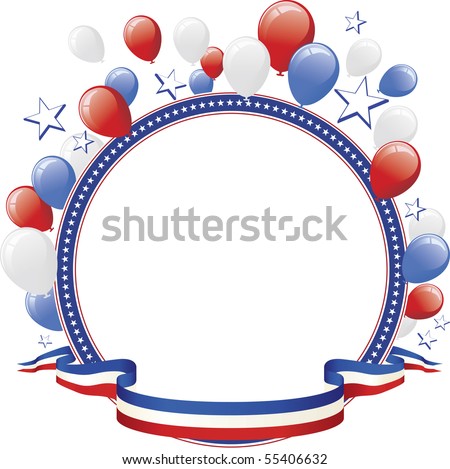 star border clipart. Balloon and Star Border