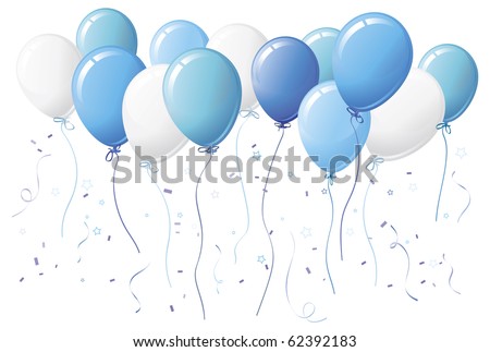 Wedding confetti ballons