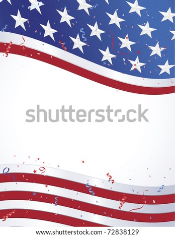 american flag pictures vertical. stock vector : American Flag