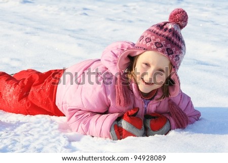 girl and winter games