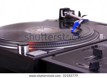 Turntable and mixer