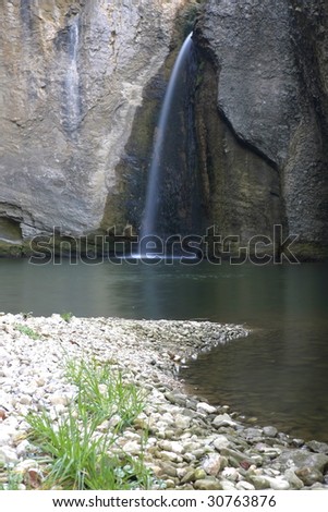 waterfall on the national park of East Europe