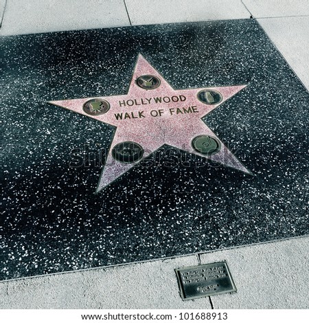 Stars  Hollywood Walk Fame on Los Angeles   October 16  The Star Of Hollywood Walk Of Fame On