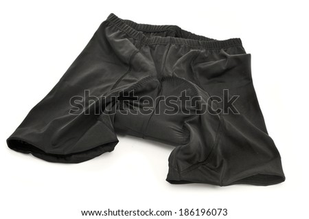 a pair of cycling shorts on a white background