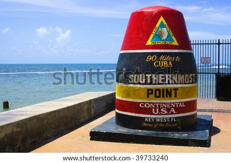 Southernmost point in continental USA in key west florida Southernmost point in continental USA in key west florida